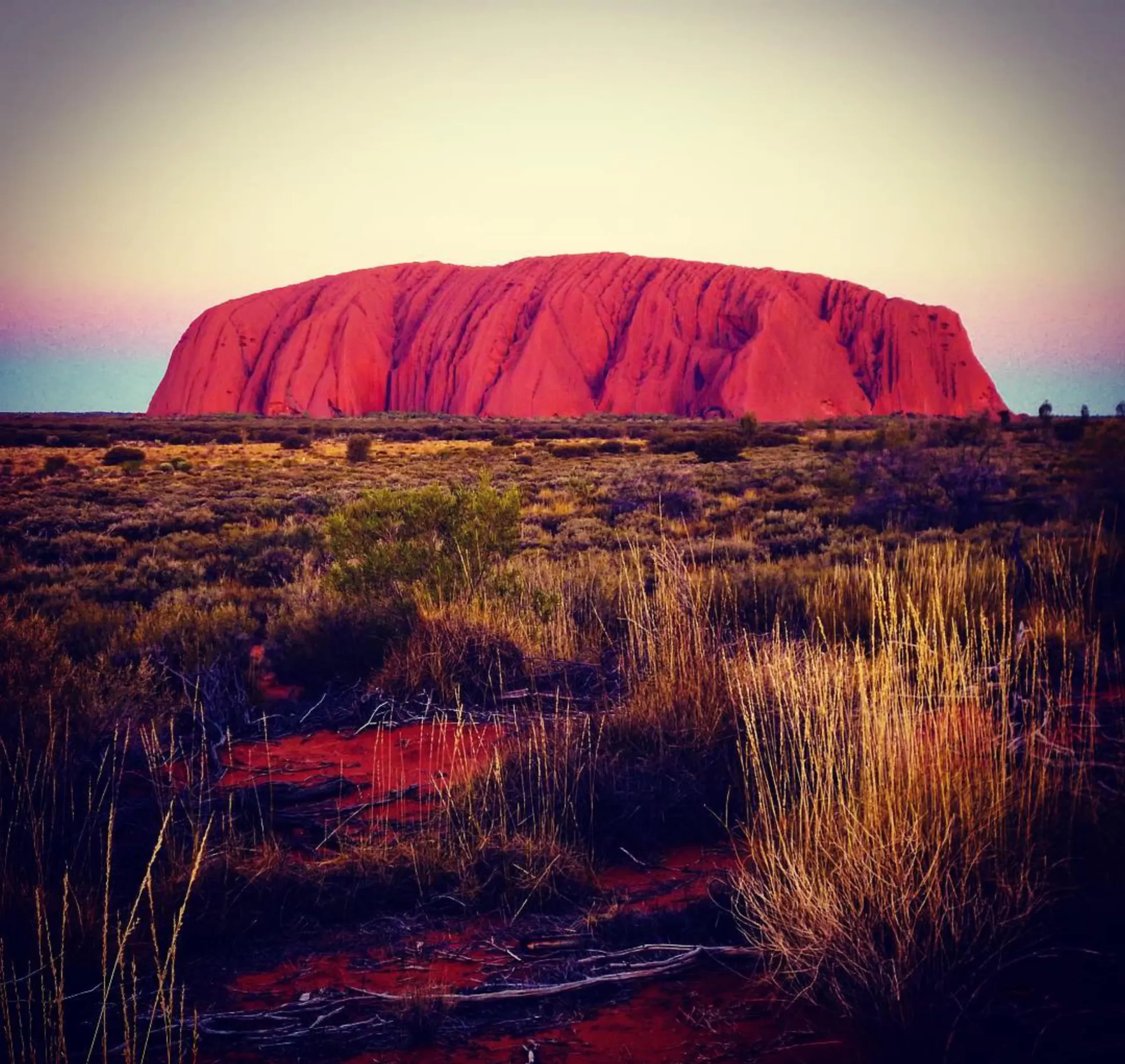 ancient rock art, Uluru