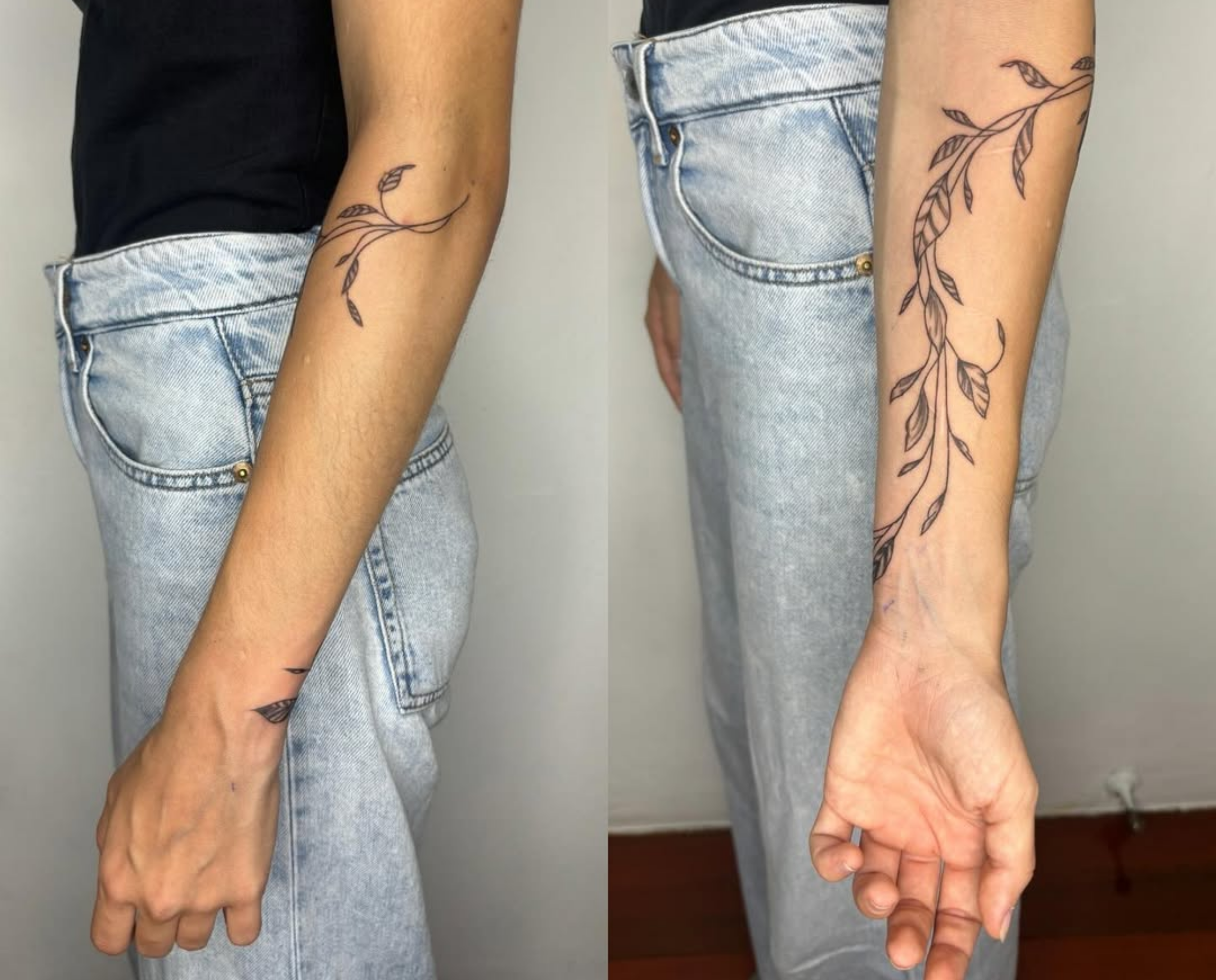 celebrities with fine line tattoos